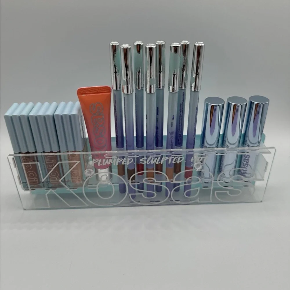 Kosas lipliner +lip oil + lipstick PR KIT $250 Value!! Comes with Free stand